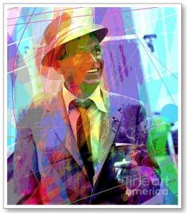 Sinatra Swings as a Greeting Card